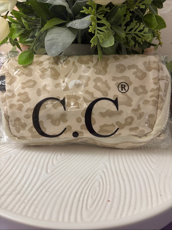 C.C Handbags - C.C Beige Leopard Print Fanny pack / crossbody